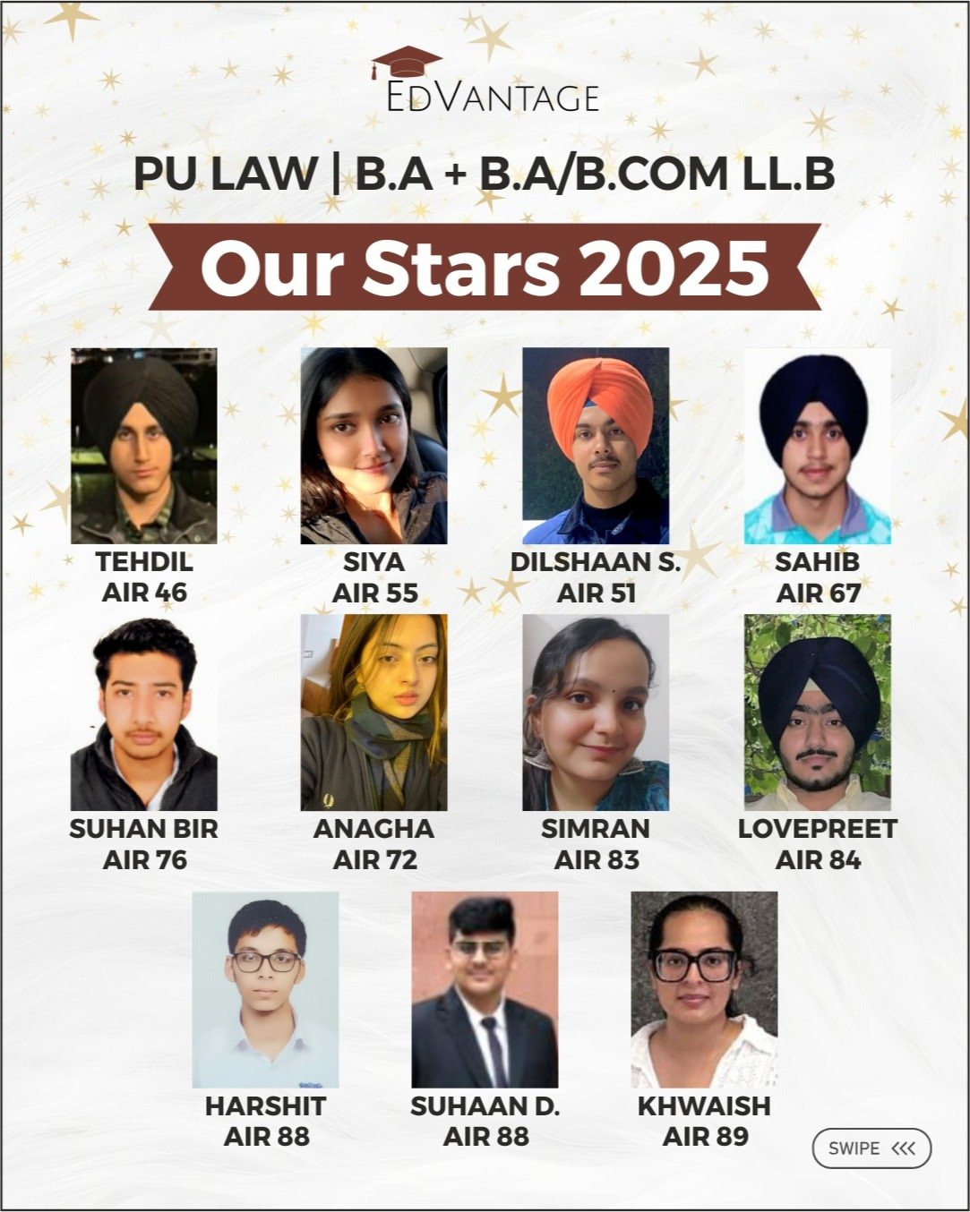 Edvantage Our Stars 2025 ranker 3