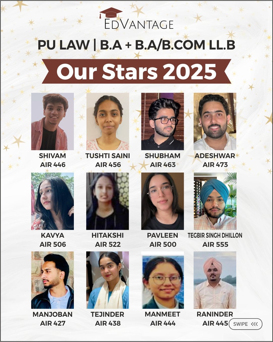 Edvantage Our Stars 2025 ranker 8